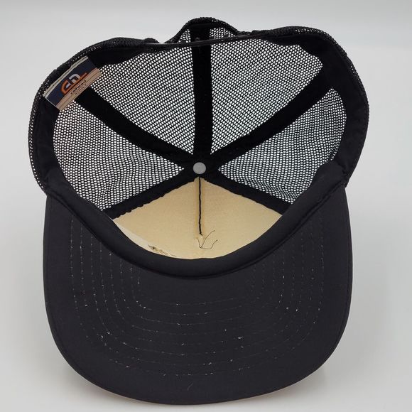 Vintage MCI Race For Life Embroidered Black Mesh Scrambled Eggs Snapback Hat Cap - Picture 6 of 10